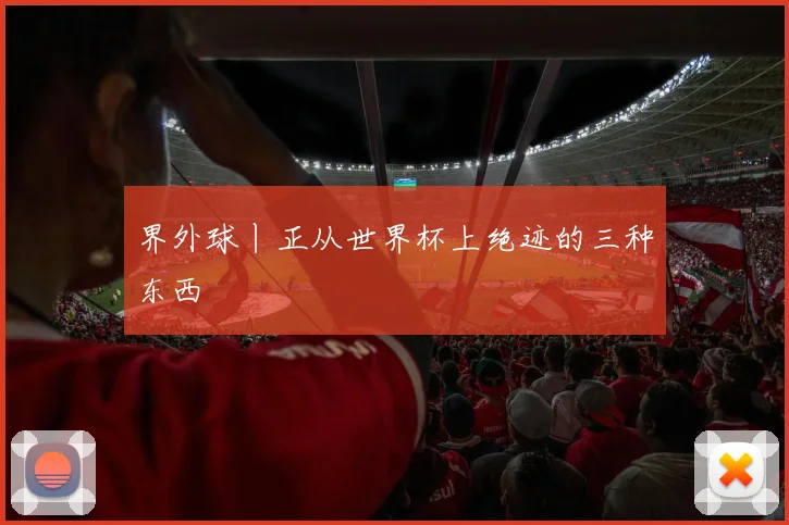 界外球丨正从世界杯上绝迹的三种东西